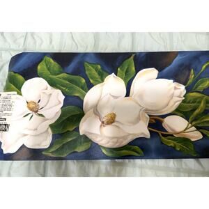 york vintage wallpaper Border 2 Rolls Prepasted Magnolia Flowers 5 Yards Each